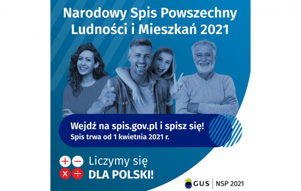 Narodowy Spis Powszechny Ludności i Mieszkań 2021 - wejdź na spis.gov.pl i spisz się!