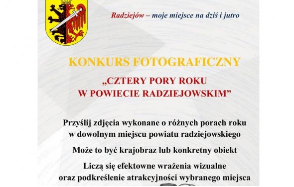 Konkurs fotograficzny "Cztery pory roku w powiecie radziejowskim"