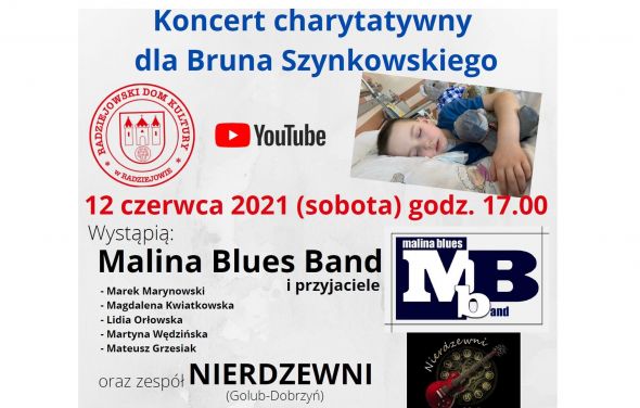 Koncert charytatywny dla Bruna Szynkowskiego