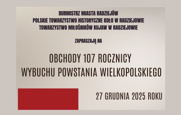 Obchody 107 rocznicy wybuchu Powstania Wielkopolskiego