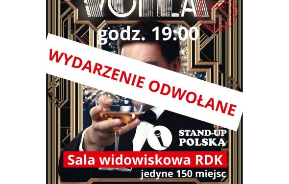 Stand-Up Polska Sebastiana Rejenta 13.10.2022 odwołany!