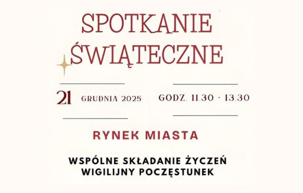 Zapraszamy mieszkańców na Wigilię Miejską