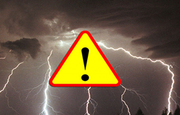 Ostrzeżenie meteorologiczne IMGW-PIB Burze/1